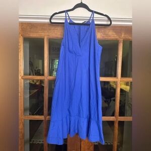 EUC J. Crew Size 10 Women’s Blue Spaghetti Strap Sundress